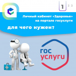 Личный кабинет "Здоровье" на портале госуслуги